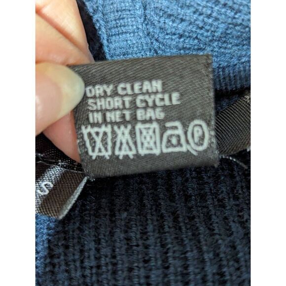 PerSe Women's Teal Open-Front Knitted Cardigan Sweater Size S - Picture 6 of 6